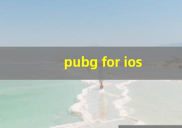 pubg for ios